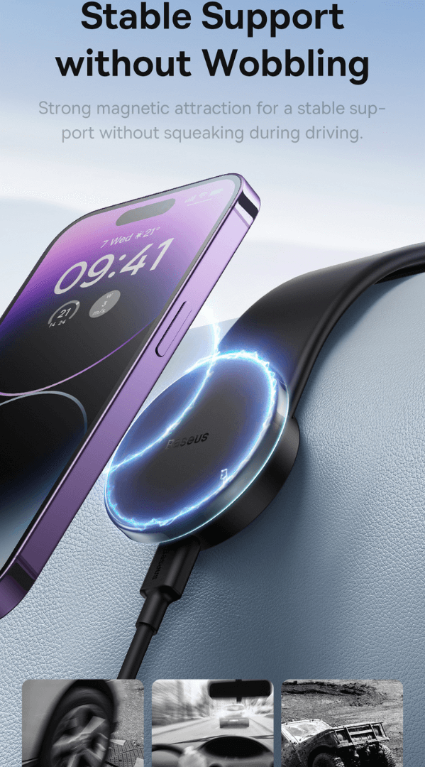 Suporte veicular magnético BASEUS C02