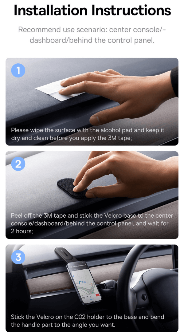 Suporte veicular magnético BASEUS C02