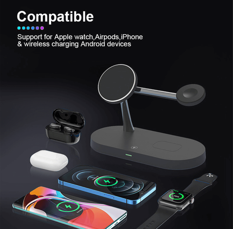 Carregador Wireless 3 em 1