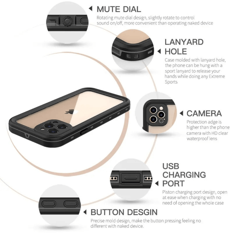 Case a prova d'agua para Praia pro Iphone