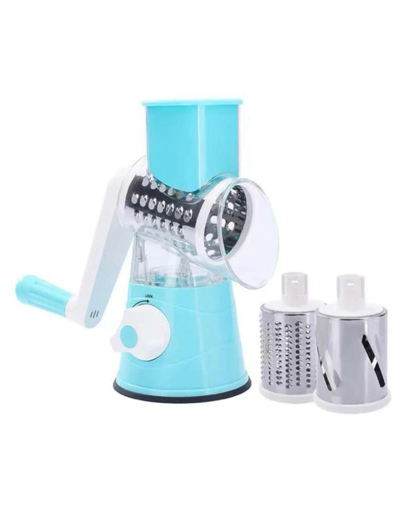 C onjunto com 3 laminas ralador multifuncional vegetal manual para cozinha