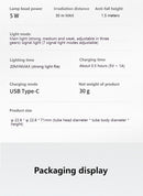 Philips Lanterna Portátil 7 Modos De Iluminação Para Caminhadas E Viagem Auto Defesa