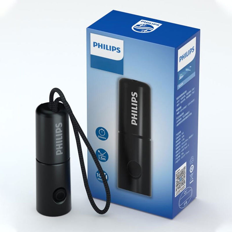 Philips Lanterna Portátil 7 Modos De Iluminação Para Caminhadas E Viagem Auto Defesa