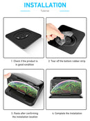 suporte do telefone para carro anti-deslizamento silicone sucção almofada ajustável suporte smartphone