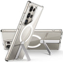 Case transparente à prova de choque com Kickstand para Samsung Galaxy S24 Ultra - MagSafe