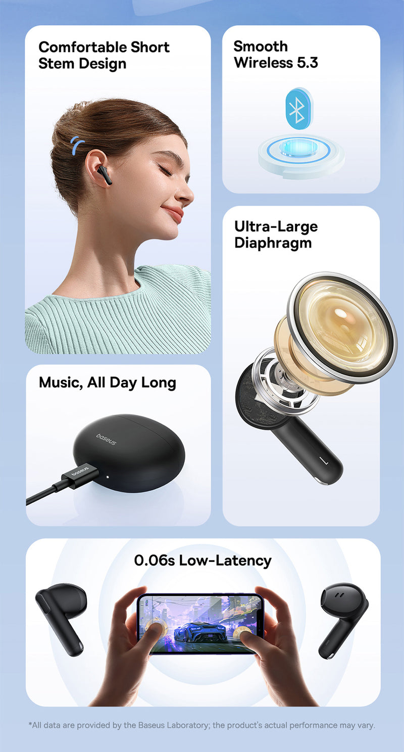 Fones de Ouvido Bowie E12 Bluetooth 5.3