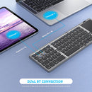 Seenda-teclado bluetooth sem fio, recarregável, portátil