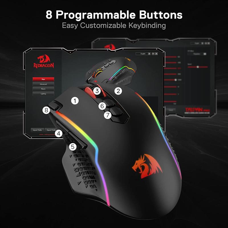 Redragon-M810 Pro Wireless Gaming Mouse