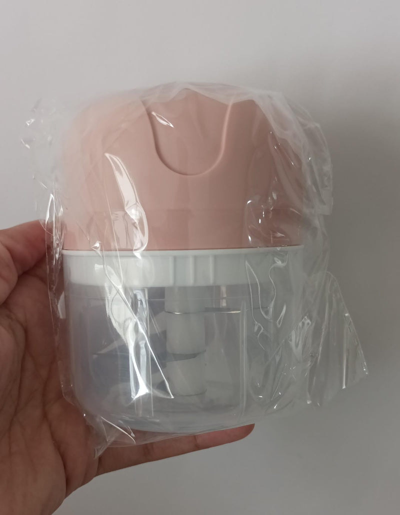 Mini Triturador De Alimentos Elétrico Portátil Com 3 Laminas