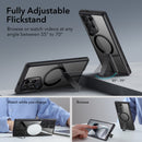 Case transparente à prova de choque com Kickstand para Samsung Galaxy S24 Ultra - MagSafe