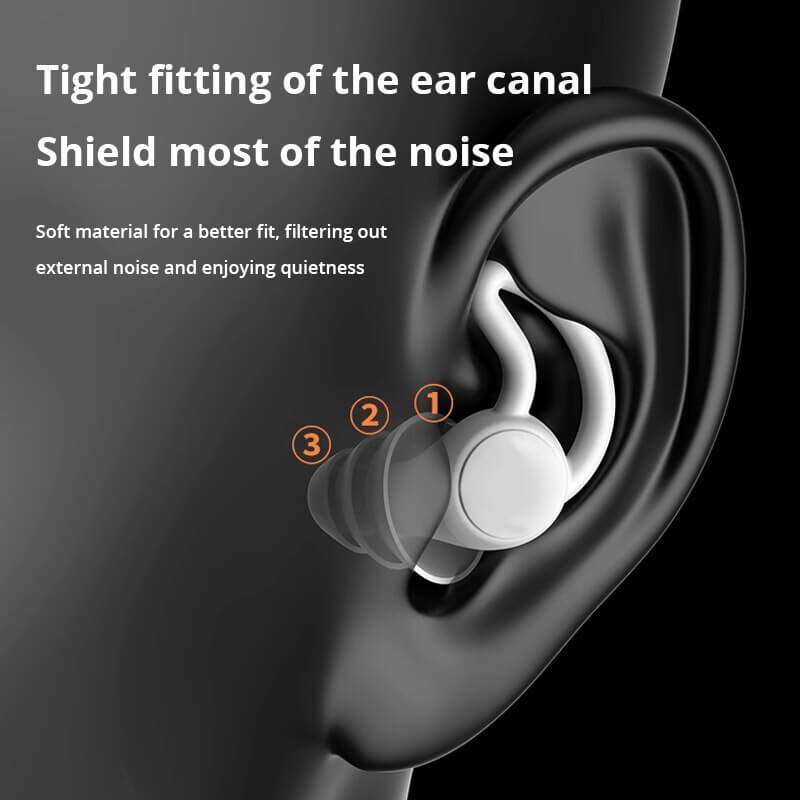 Abafador auricular para dormir - de silicone