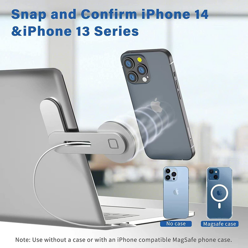 Suporte com carregamento sem fio fast charge, para iPhone 12, iPhone 12 Pro Max, iPhone 13 Pro Max e mais recente.