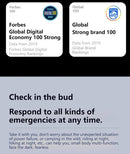 Philips Lanterna Portátil 7 Modos De Iluminação Para Caminhadas E Viagem Auto Defesa