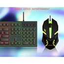 Kit Teclado Mouse Gamer M300 Português Brasil Membrana Retro Iluminado