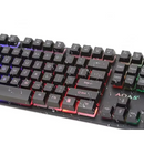 Kit Teclado Mouse Gamer M300 Português Brasil Membrana Retro Iluminado