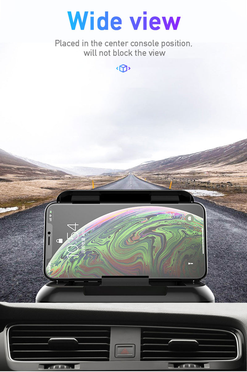 suporte do telefone para carro anti-deslizamento silicone sucção almofada ajustável suporte smartphone