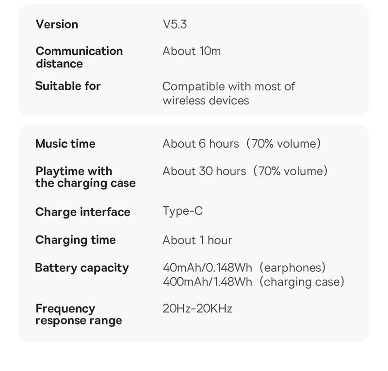 Fones de Ouvido Bowie E12 Bluetooth 5.3
