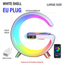 LED Smart Wake Up Light RGB Night Light com Bluetooth Speaker 15W