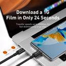 Baseus-Cabo Tipo C para MacBook, USB C para USB Pro, Carregamento Rápido 4.0