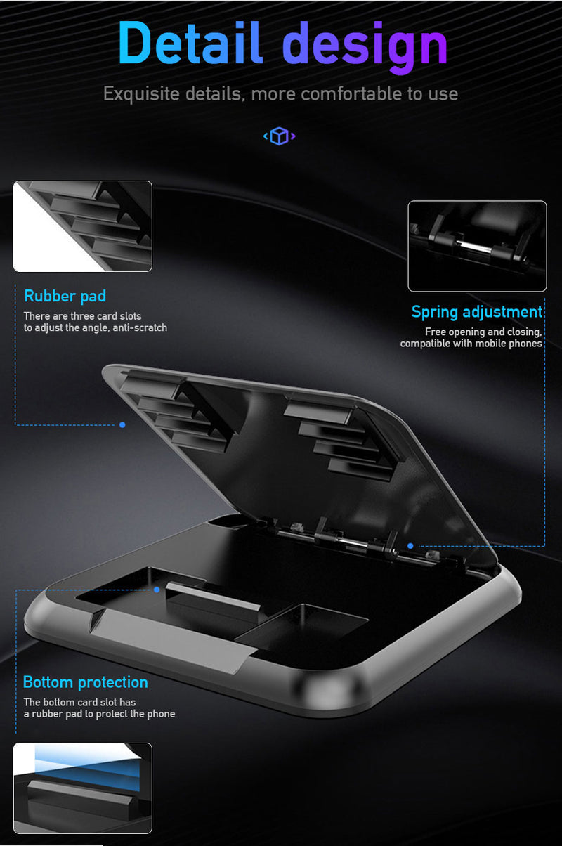 suporte do telefone para carro anti-deslizamento silicone sucção almofada ajustável suporte smartphone