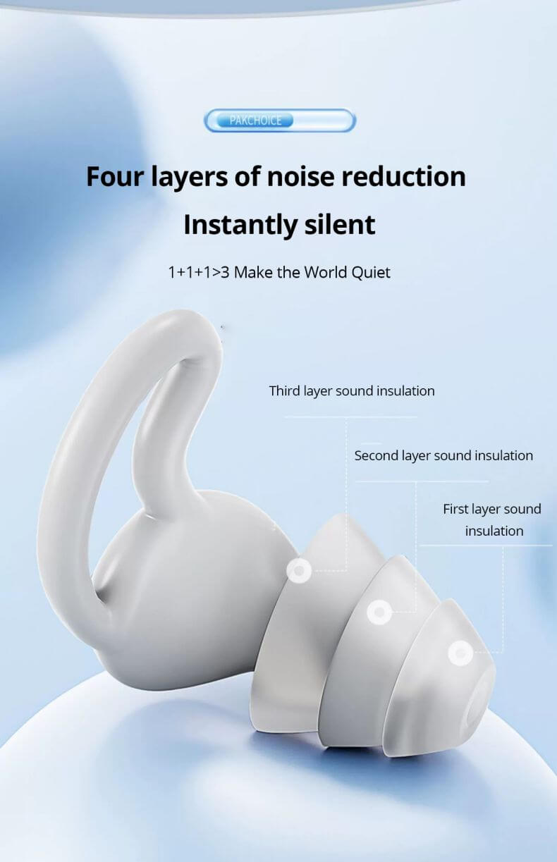 Abafador auricular para dormir - de silicone