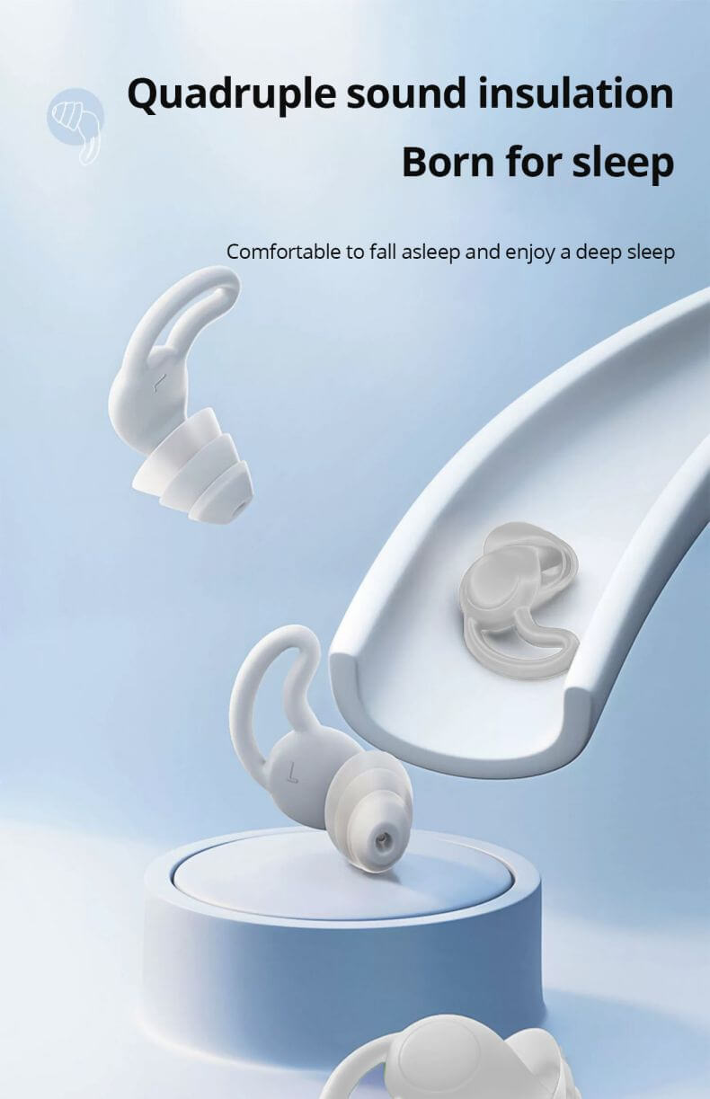 Abafador auricular para dormir - de silicone