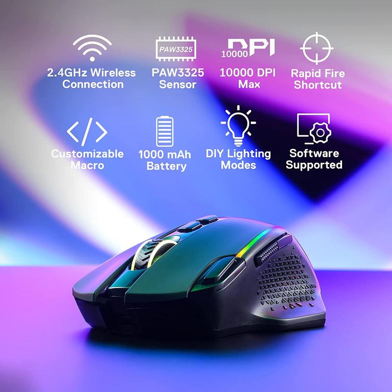 Redragon-M810 Pro Wireless Gaming Mouse