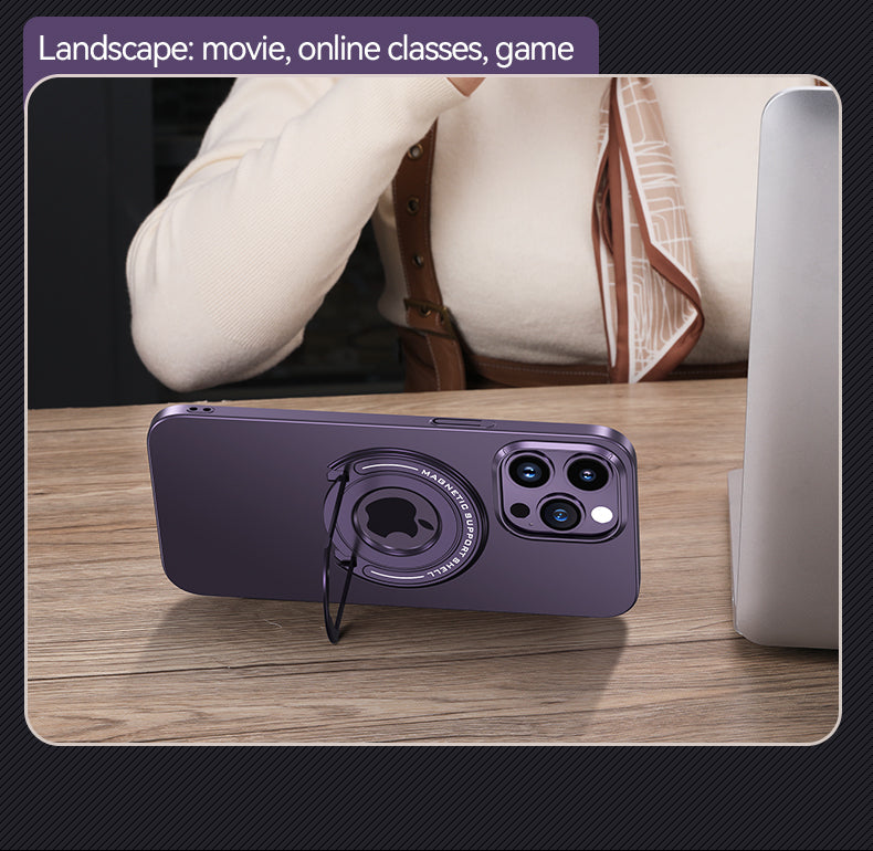 Case com suporte + magsafe para iPhone, 15, 14, 13, 12 Pro Max, Samsung S23, Ultra