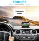 suporte do telefone para carro anti-deslizamento silicone sucção almofada ajustável suporte smartphone