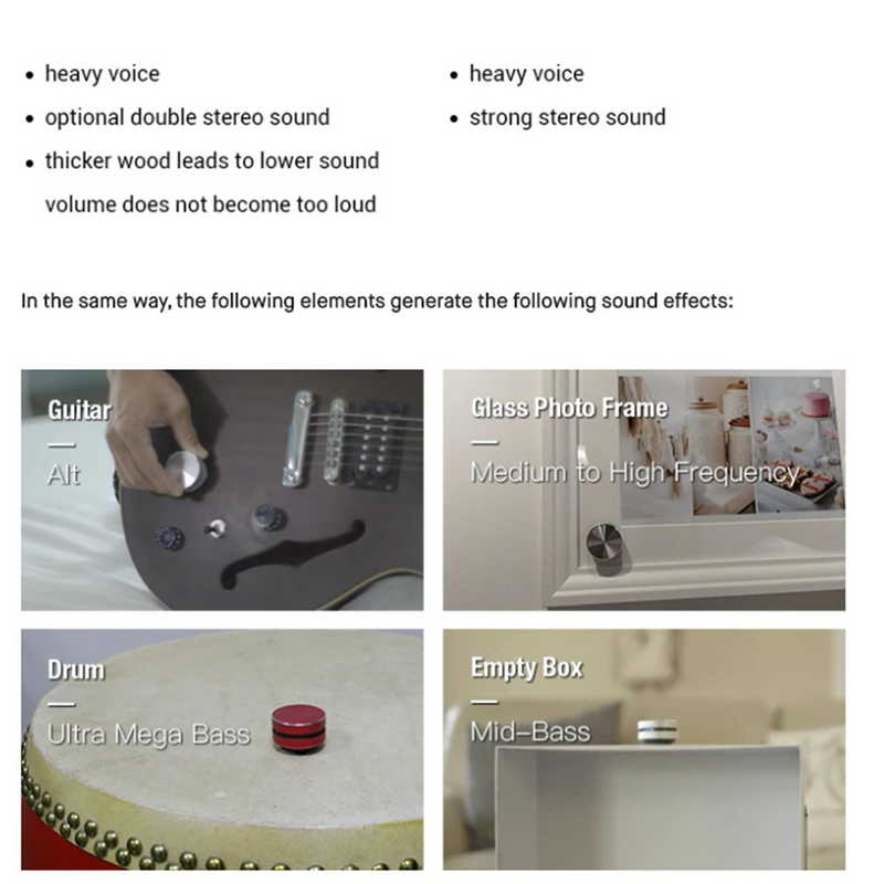 DuraMobi caixa de som por vibração