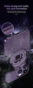 Case com suporte + magsafe para iPhone, 15, 14, 13, 12 Pro Max, Samsung S23, Ultra