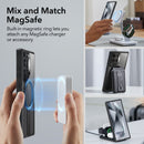 Case transparente à prova de choque com Kickstand para Samsung Galaxy S24 Ultra - MagSafe