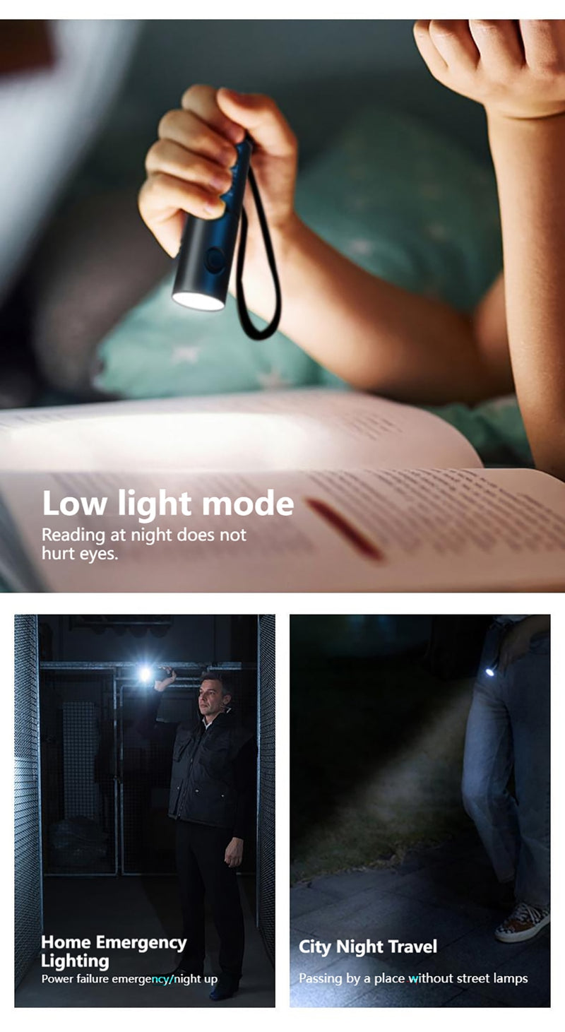 Philips Lanterna Portátil 7 Modos De Iluminação Para Caminhadas E Viagem Auto Defesa