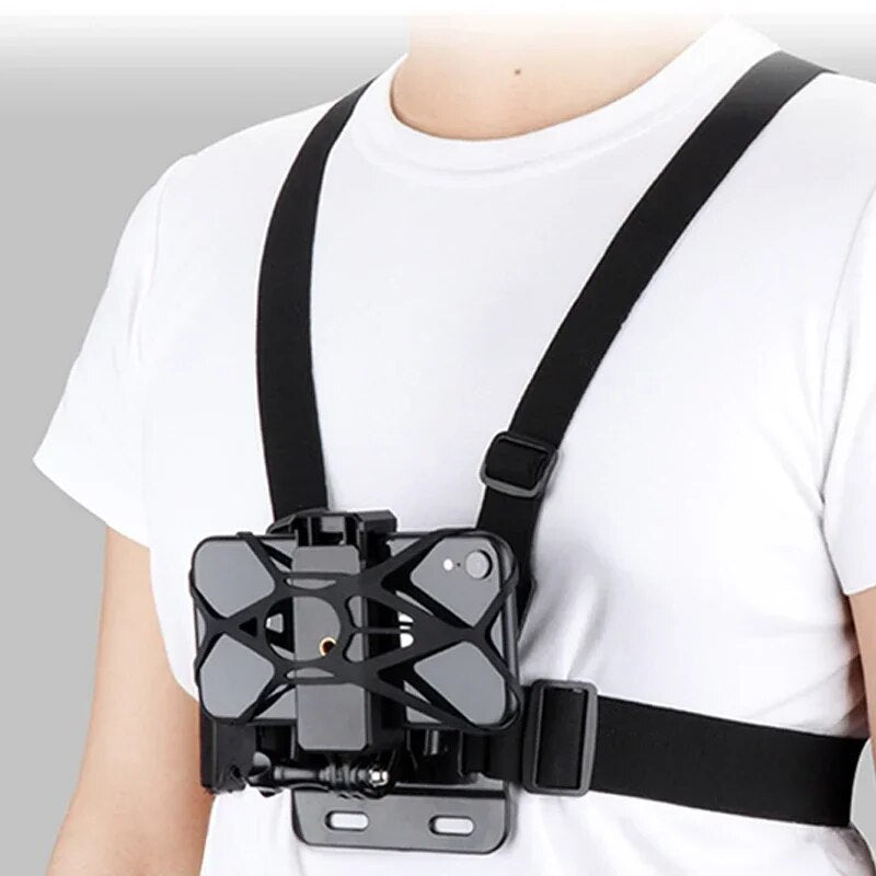 Suporte peitoral para celular