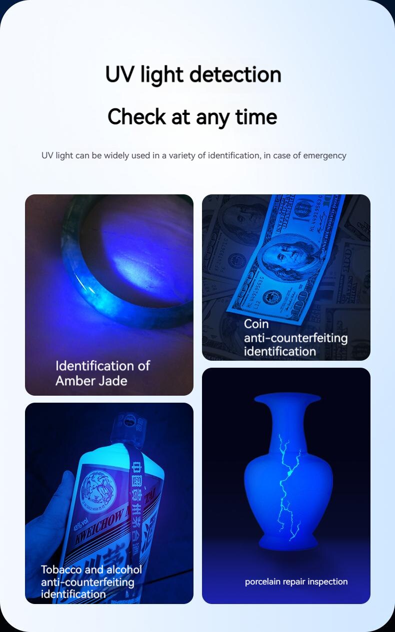 Philips Lanterna Portátil 7 Modos De Iluminação Para Caminhadas E Viagem Auto Defesa