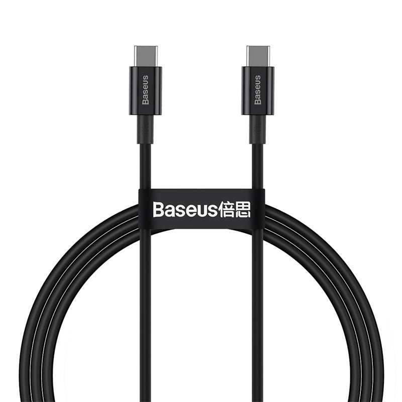 Baseus-Cabo Tipo C para MacBook, USB C para USB Pro, Carregamento Rápido 4.0